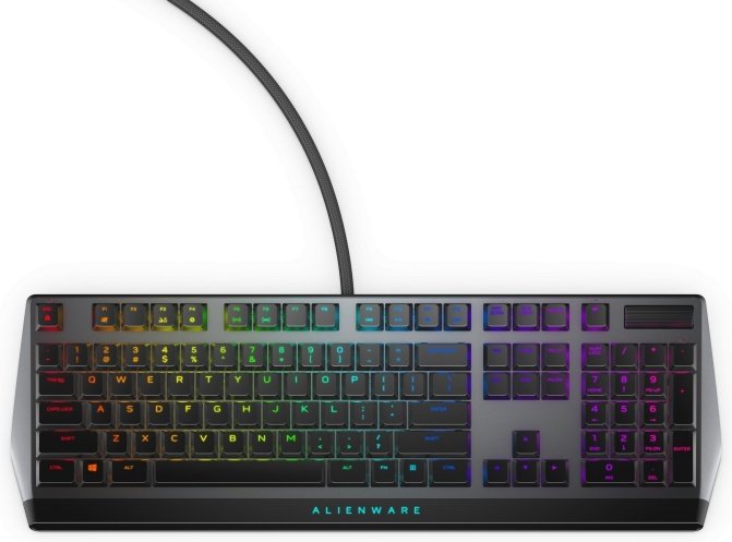 Alienware aw510k toetsenbord gamen usb z 775565 - Alienware AW510K Low Profile Gamingtoetsenbord Toetsenbord (Grey)