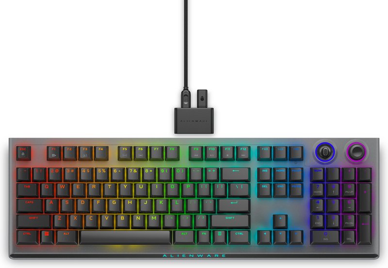 Alienware aw920k toetsenbord draadloos g - Alienware AW920K Tri-Mode Wireless Gaming Toetsenbord
