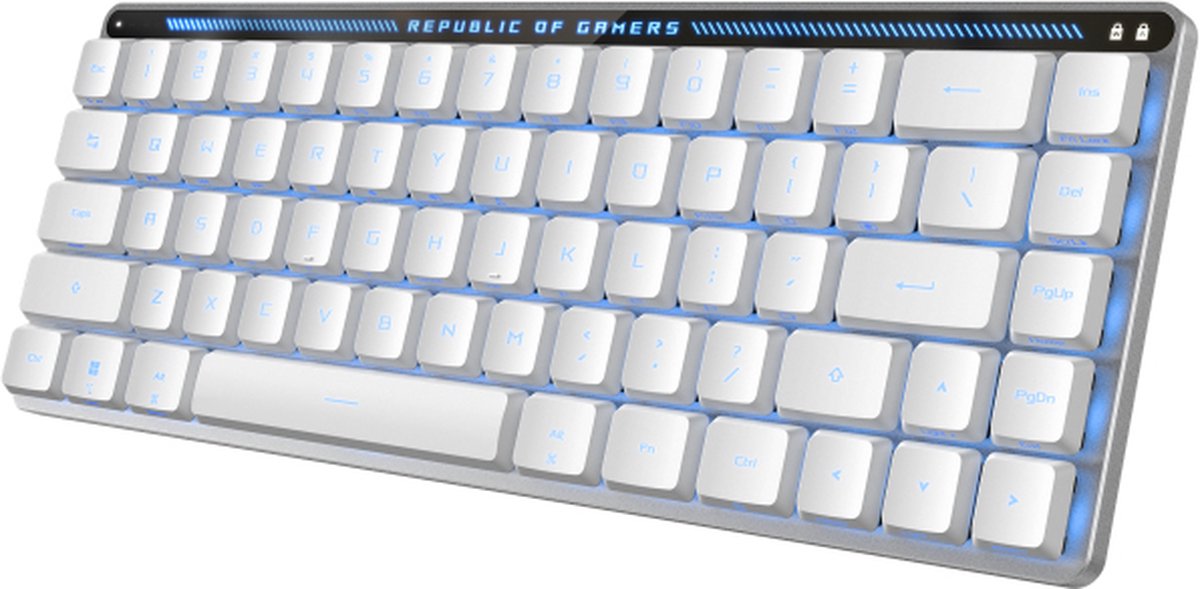 Asus rog falchion rx low profile to 2 orig - ASUS ROG Falchion RX Low Profile Toetsenbord (wit)