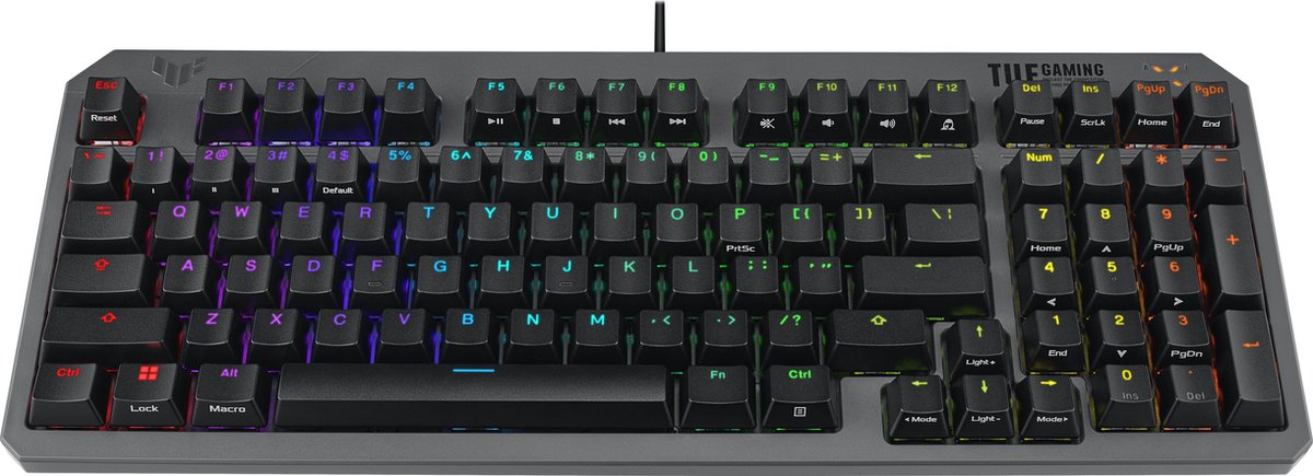 Asus tuf k3 gen ii toetsenbord game 7 orig - ASUS TUF Gaming K3 Gen II Toetsenbord (zwart)