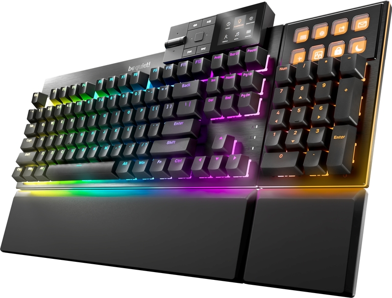 Be quiet dark mount silent tactile toet 2 orig - Be quiet! Dark Mount Tactile Mechanical RGB Gaming Toetsenbord - Black