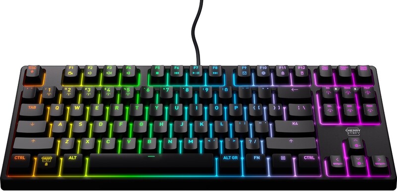 Cherry k4v2 tkl toetsenbord gamen usb 775812 2 orig - Cherry XTRFY K4V2 TKL Zwart Mechanisch Gaming Toetsenbord