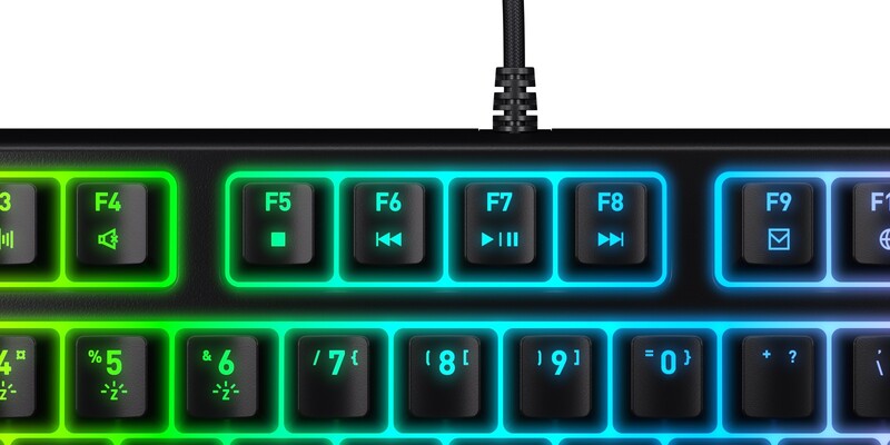 Cherry k4v2 tkl toetsenbord gamen usb 775812 3 orig - Cherry XTRFY K4V2 TKL Zwart Mechanisch Gaming Toetsenbord