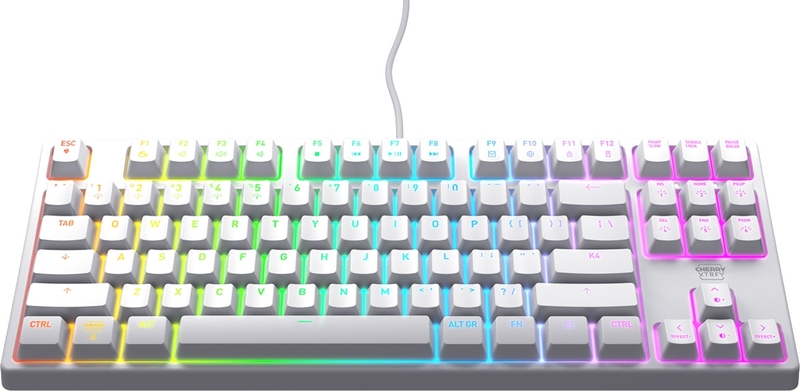 Cherry k4v2 tkl toetsenbord gamen usb 775841 2 orig - CHERRY XTRFY K4V2 TKL Toetsenbord (White)