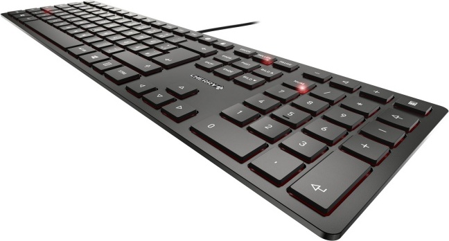 Cherry kc 6000 slim toetsenbord usb a 2 orig - Cherry KC 6000 Slim Zwart Toetsenbord