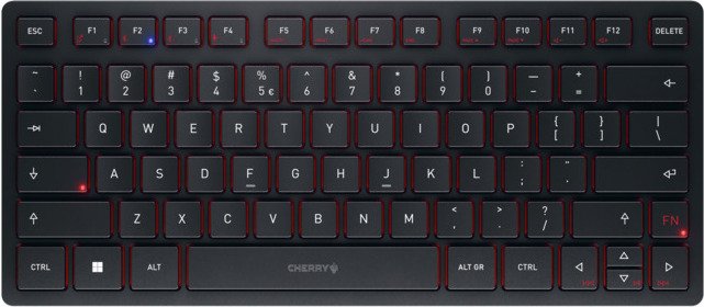 Cherry kw 9200 mini black - CHERRY KW 9200 MINI Draadloos Zwart Toetsenbord