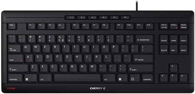 Cherry stream keyboard tkl toetsenbor - Cherry Stream TKL Zwart Toetsenbord