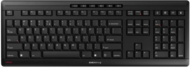 Cherry stream keyboard wireless - Cherry Stream Draadloos Zwart Toetsenbord