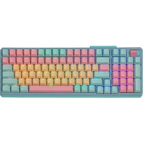 MK770 Macaron Kailh Box V2 Red Hybrid Wireless Toetsenbord - afbeelding 2