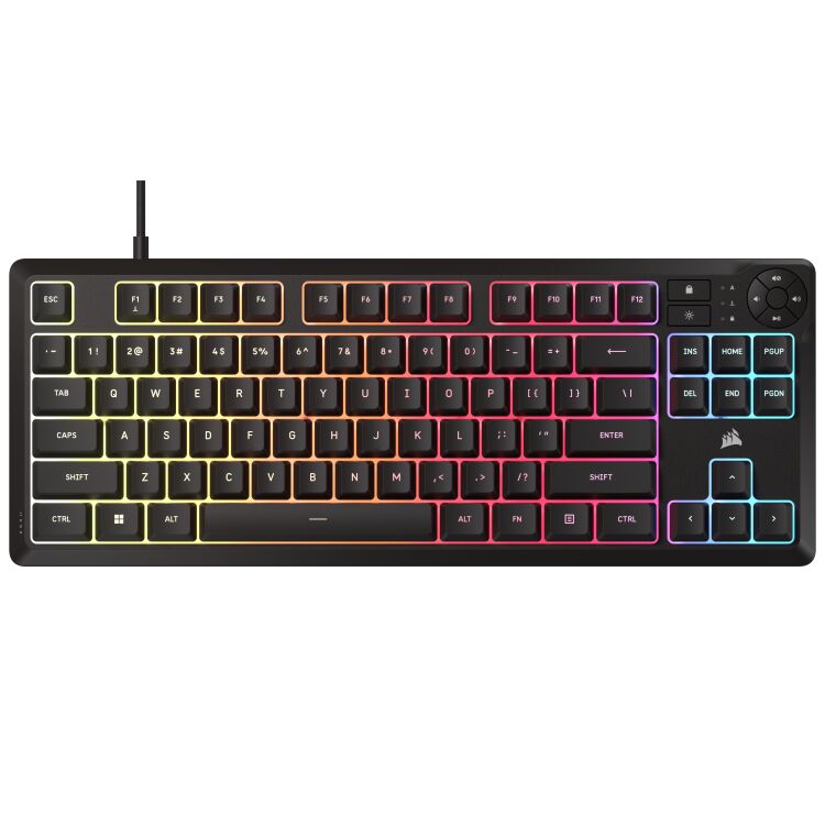 Corsair K55 CORE TKL Tenkeyless RGB gaming toetsenbord, productafbeelding 7