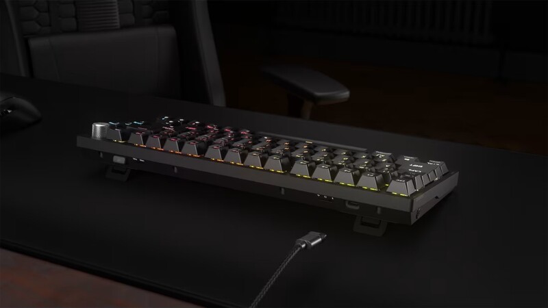 Corsair k65 plus wireless toetsenbord 3107811 6 orig - Corsair K65 Plus Wireless MLX Fusion Qwerty US Toetsenbord