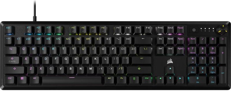 Corsair k70 core mechanisch toetsenbor - Corsair K70 Core RGB Zwart Toetsenbord