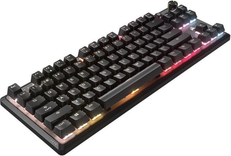 Corsair k70 core tkl toetsenbord 2 orig - Corsair K70 CORE TKL, MLX Red v2, Black Toetsenbord (Black)