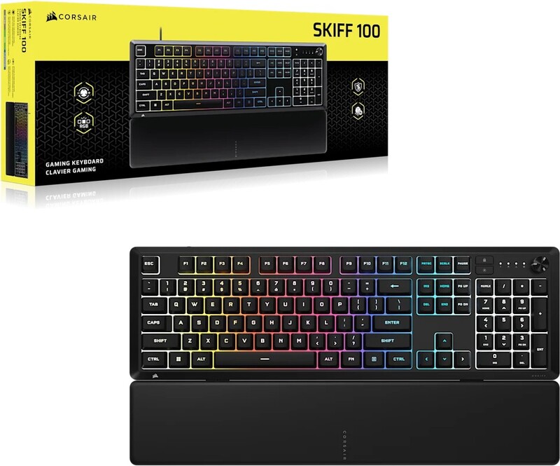 Corsair skiff 100 toetsenbord 2 orig - Corsair SKIFF 100 Toetsenbord (Black)