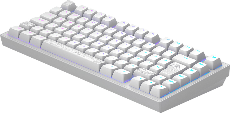 Dark project alu terra nostra mecha 775791 2 orig - Dark Project ALU81A Terra Nostra WH TKL Toetsenbord (White)