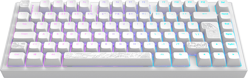 Dark project alu terra nostra mecha 775791 3 orig - Dark Project ALU81A Terra Nostra WH TKL Toetsenbord (White)