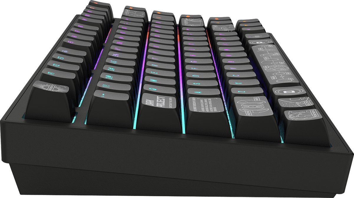 Dark project alu terra nova r2 draa 6529399 2 orig - Dark Project Alu Terra Nova R2 Toetsenbord (zwart)