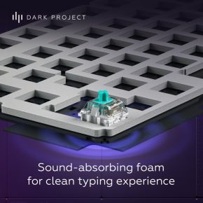 ALU87A Violet TKL Bedraad Mechanisch Gaming Toetsenbord - afbeelding 8