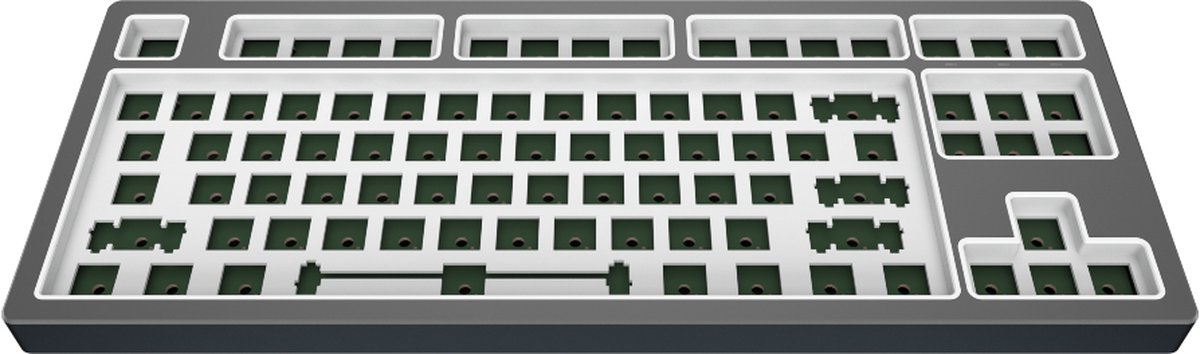 Dark project kd87b ltd aluminum clo 3 orig - Dark Project Kd87B Ltd Aluminum Cloud Toetsenbord (grijs)