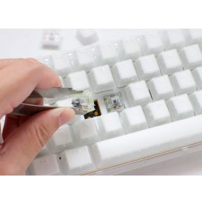 Ducky One 3 Aura White Mini toetsenbord USB Wit, productafbeelding 6