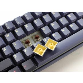 Ducky One 3 Mini MX Speed Silver Toetsenbord Blauw, productafbeelding 2