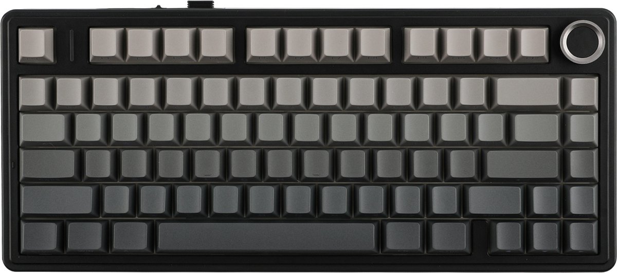 Epomaker x aula f75 zwart grijs mechani 5 orig - EPOMAKER X Aula F75 Toetsenbord (zwart)