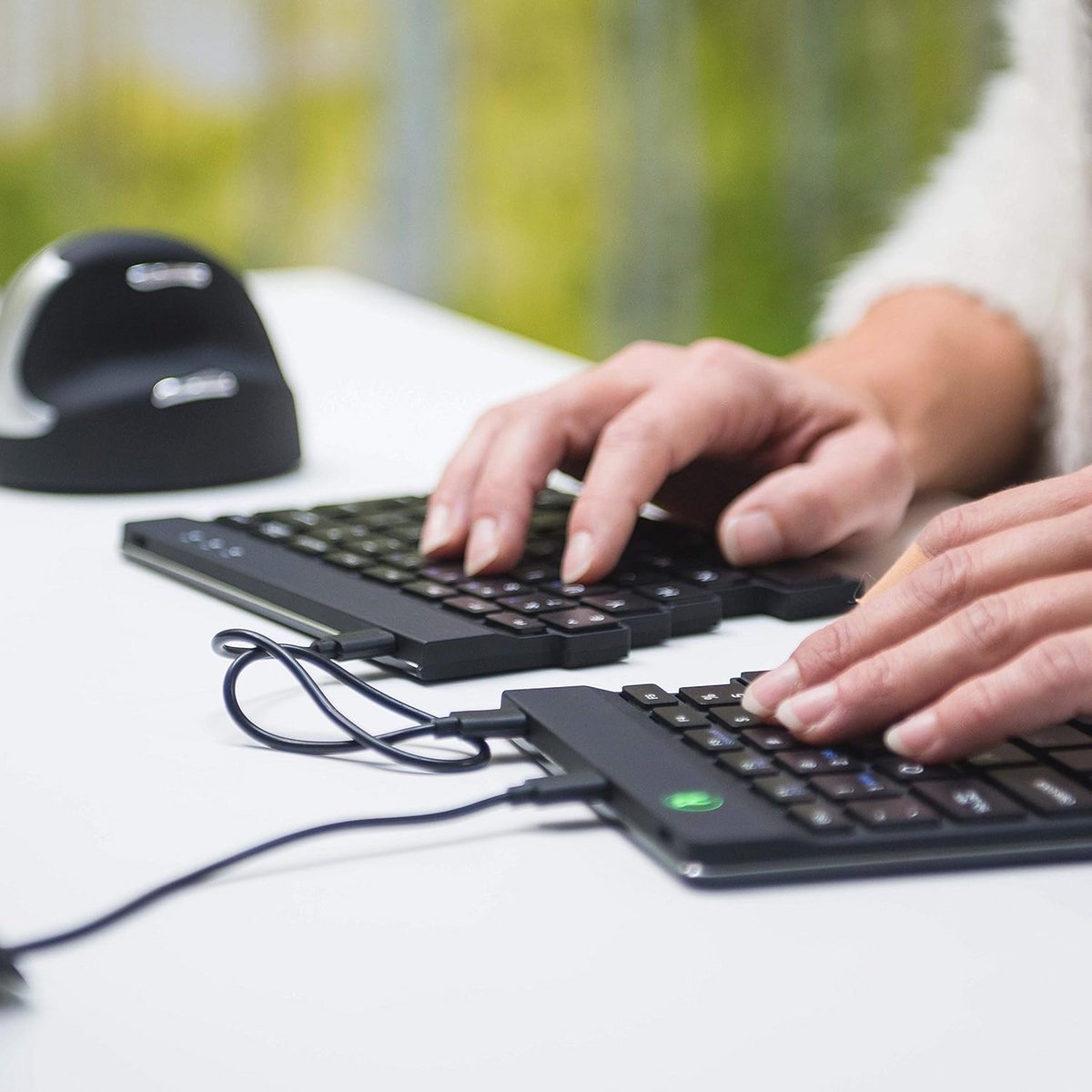 Ergonomisch gesplitst toetsenbord met pauz 6948883 2 orig - Ergonomisch Gesplitst Toetsenbord (zwart)