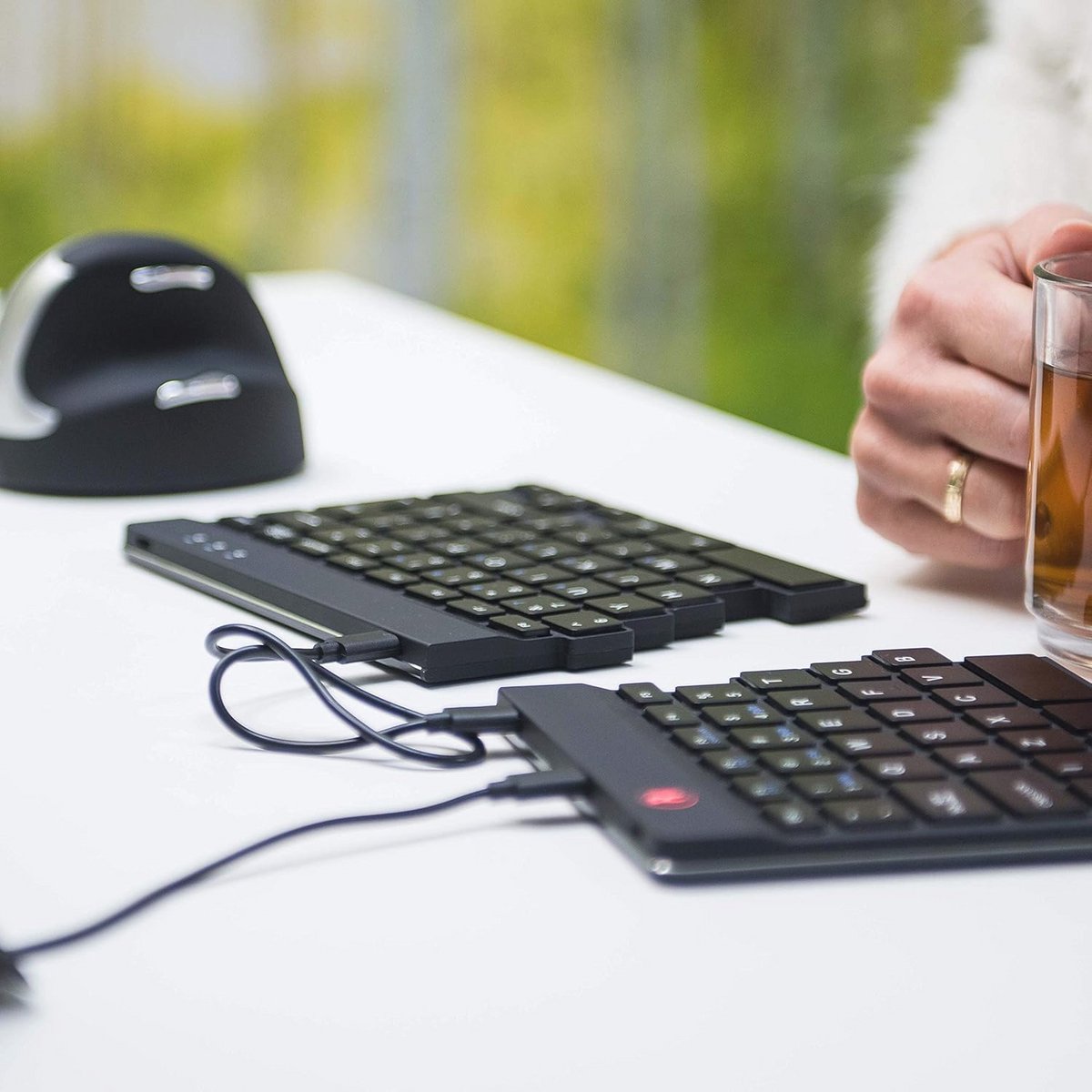 Ergonomisch gesplitst toetsenbord met pauz 6948883 3 orig - Ergonomisch Gesplitst Toetsenbord (zwart)