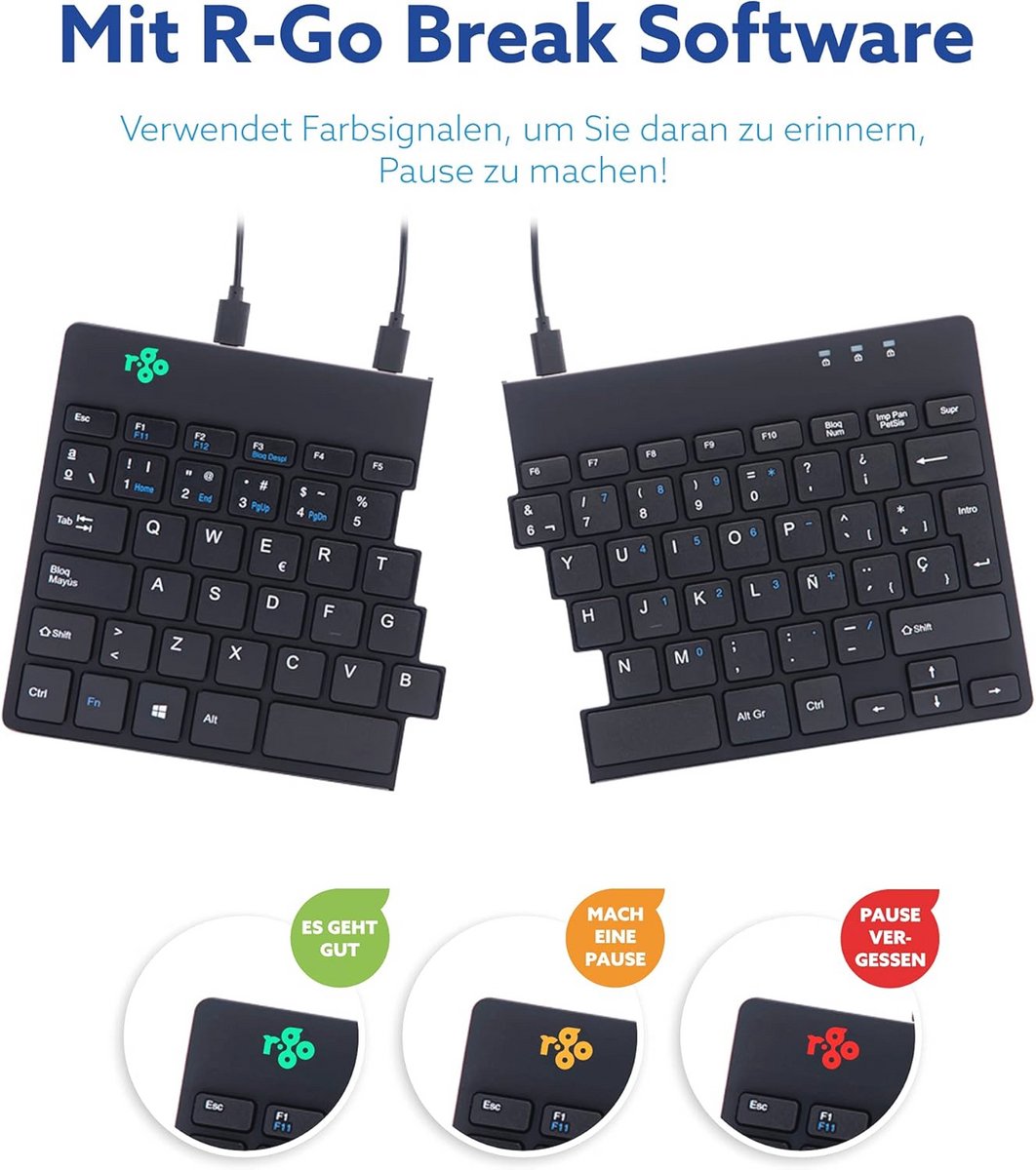Ergonomisch gesplitst toetsenbord met pauz 6948883 4 orig - Ergonomisch Gesplitst Toetsenbord (zwart)