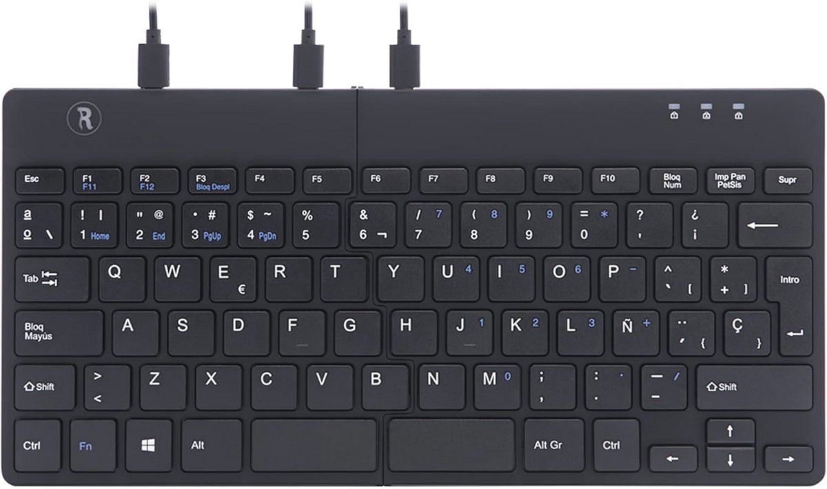 Ergonomisch gesplitst toetsenbord met pauz 6948883 6 orig - Ergonomisch Gesplitst Toetsenbord (zwart)