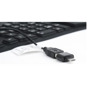 KB-109F-B Flexibel Toetsenbord Zwart - afbeelding 5