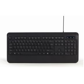 KB-UML-03 Rainbow Backlit Multimedia Toetsenbord USB Zwart - afbeelding 2