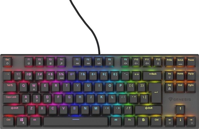 Genesis nkg 1881 thor 303 toetsenbord - Genesis Thor 303 TKL Black (Outemu Peach Silent) Toetsenbord