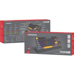 Thor 230 TKL Mechanical Gaming Keyboard Outemu Red Anchor Gray Positive - afbeelding 6