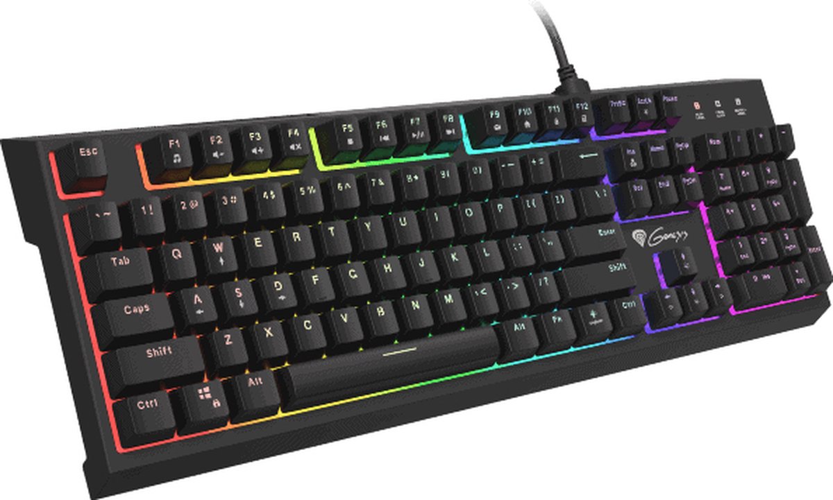 Genesis thor 210 keyboard met hybride 6 orig - Genesis Thor 210 RGB Gaming Keyboard Met Hybride Toetsenbord (zwart)