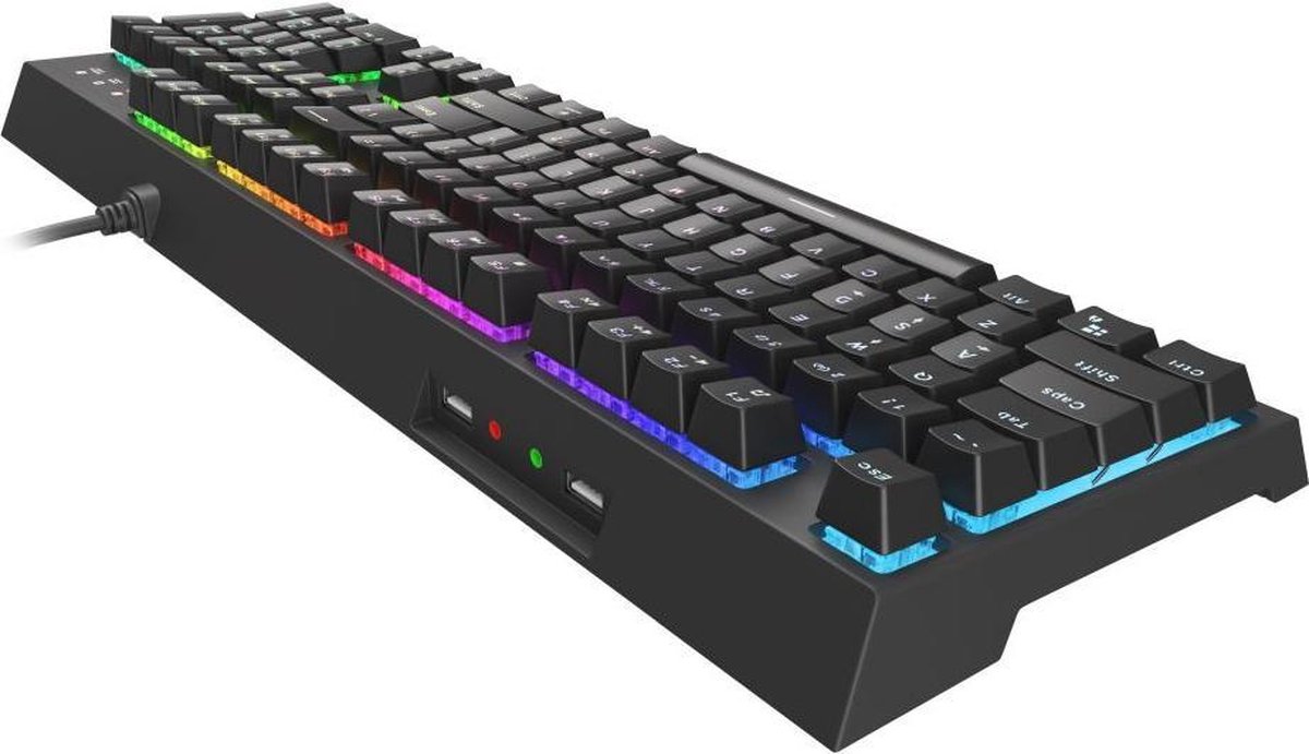 Genesis thor 210 keyboard met hybride 8 orig - Genesis Thor 210 RGB Gaming Keyboard Met Hybride Toetsenbord (zwart)