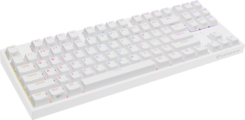 Genesis thor 404 tkl toetsenbord gamen 775647 2 orig - GENESIS NKG-2070 Thor 404 TKL Wit Toetsenbord