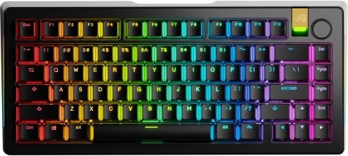 Glorious gmmk 3 pro he 75 prebuilt 775156 - Glorious GMMK 3 PRO Hall Effect 75% Prebuilt Zwart Toetsenbord (Black)
