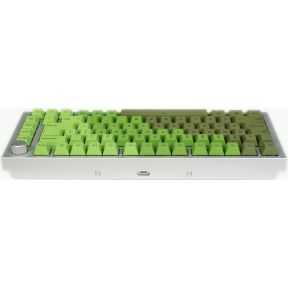 GMMK Pro 75% Mechanical Gaming Keyboard - Silver/Green Bundle (Gateron Red) - afbeelding 4