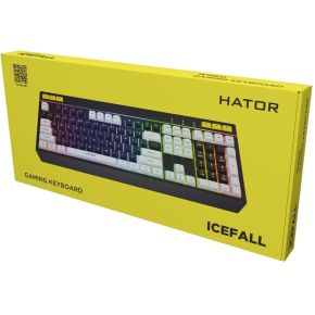 Icefall Toetsenbord Zwart/Wit - afbeelding 5