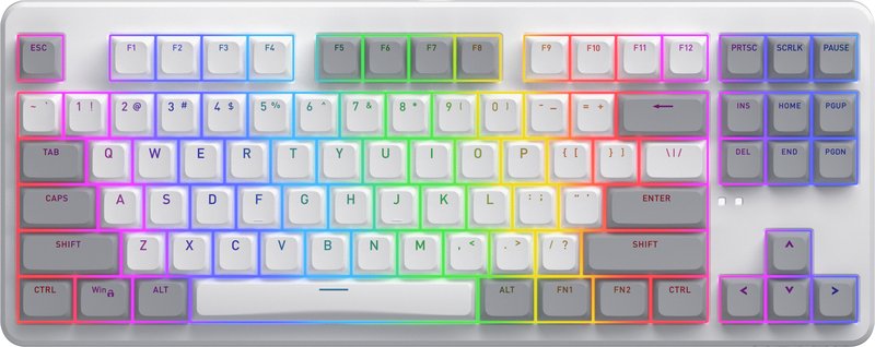 Hator rockfall 3 tkl wireless mechan 1756943 - Hator Rockfall 3 TKL Wireless Mechanical Keyboard - White