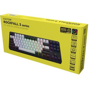 Rockfall 3 TKL Wireless Mechanisch Hotswap Toetsenbord Zwart - afbeelding 6