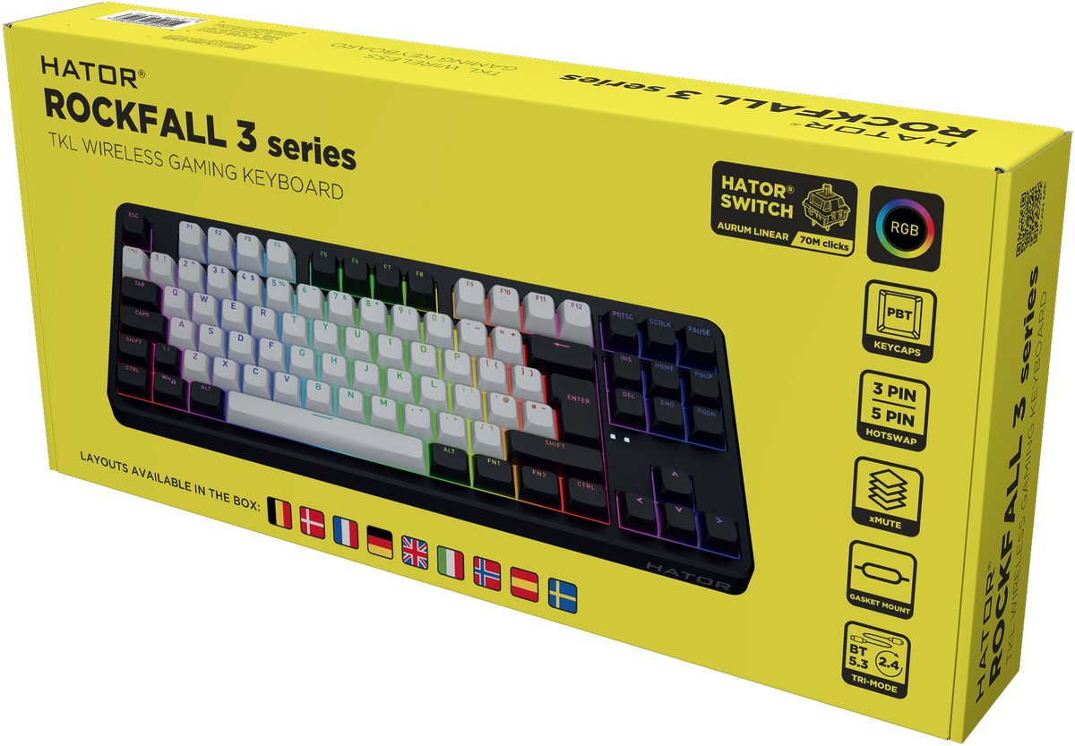 Hator rockfall 3 tkl wireless toetse 10709910 9 orig - HATOR Rockfall 3 Tkl Wireless Toetsenbord (zwart)