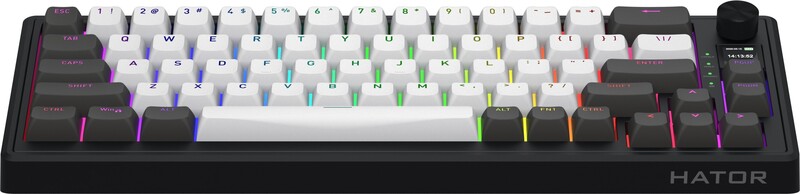 Hator skyfall pro wireless toetsenbo 775587 2 orig - HATOR Skyfall 65 Pro Draadloos Gaming Toetsenbord