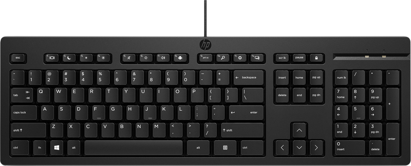 Hp 125 toetsenbord met kabel 775668 3 orig - HP 125 bedraad Qwerty Toetsenbord