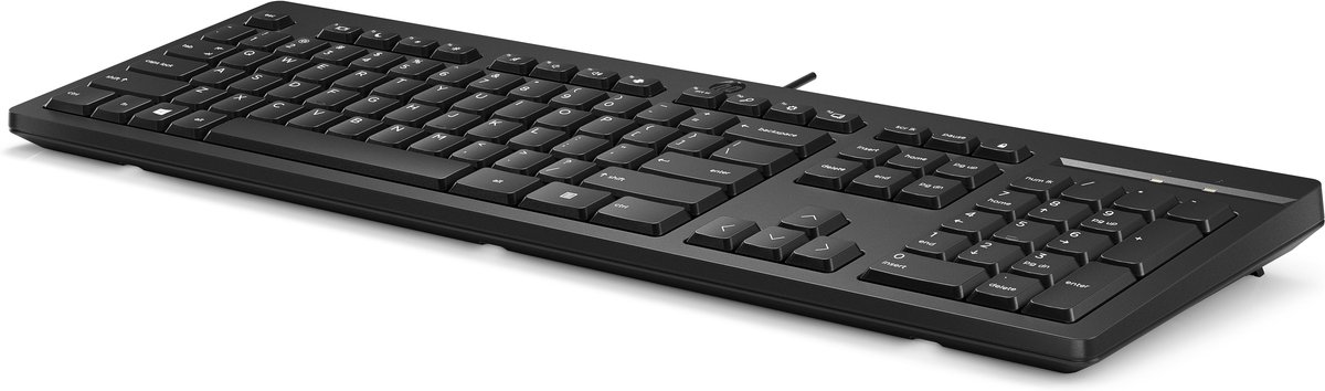 Hp 125 toetsenbord usb qwerty 6 orig - HP 125 Toetsenbord (zwart)