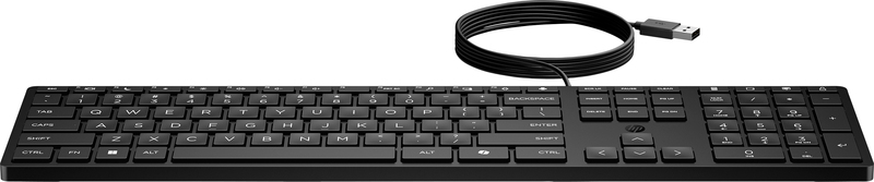 Hp 320k bedraad toetsenbord zwart 775089 2 orig - HP 320K bedraad Zwart Azerty Belgisch Toetsenbord