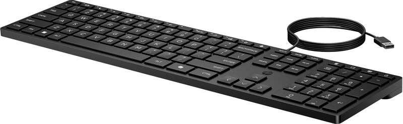 Hp 320k bedraad toetsenbord zwart 775089 3 orig - HP 320K bedraad Zwart Azerty Belgisch Toetsenbord
