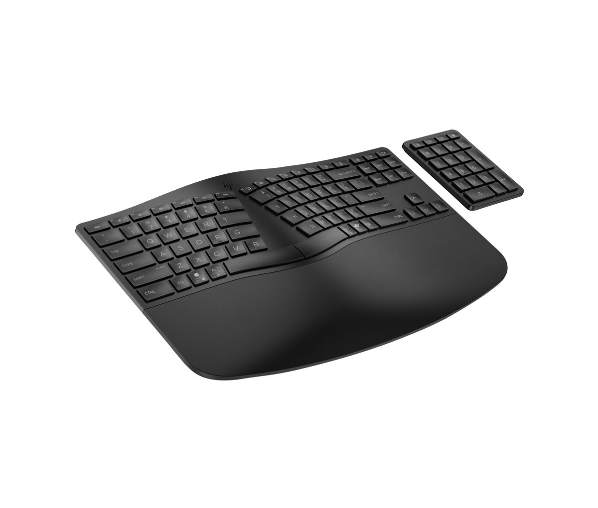 Hp 960 ergonomisch draadloos toet 5 orig - HP 960 Ergonomisch Draadloos Toetsenbord (zwart)