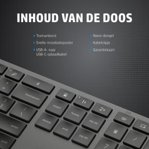 975 Dual-Mode draadloos toetsenbord Toetsenbord - afbeelding 6